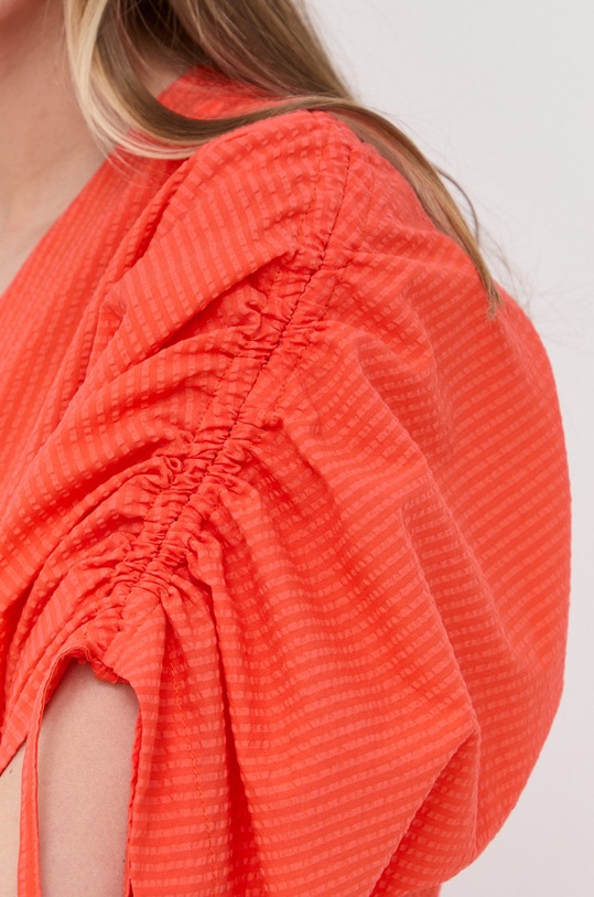 Beatrice B sukienka bawełniana 22FE6683JEEG pomarańczowy