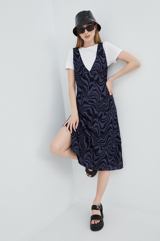 Сукня RVCA візерунок чорний C3DRRW.MULTI