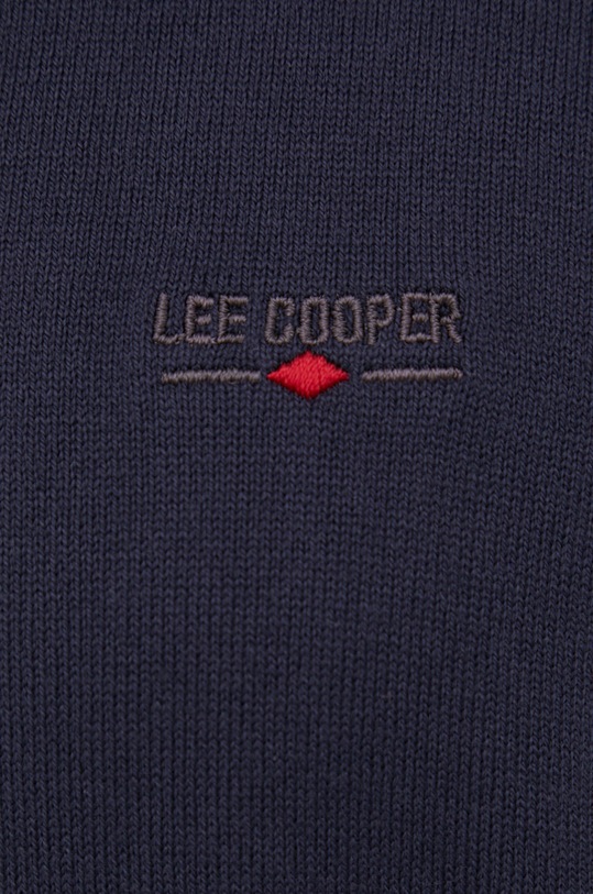 Bavlněný svetr Lee Cooper SWANDYORGANICPARISIAN námořnická modř
