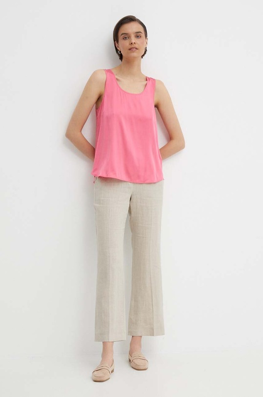 Mos Mosh bluza de matase 134710 roz ZS24