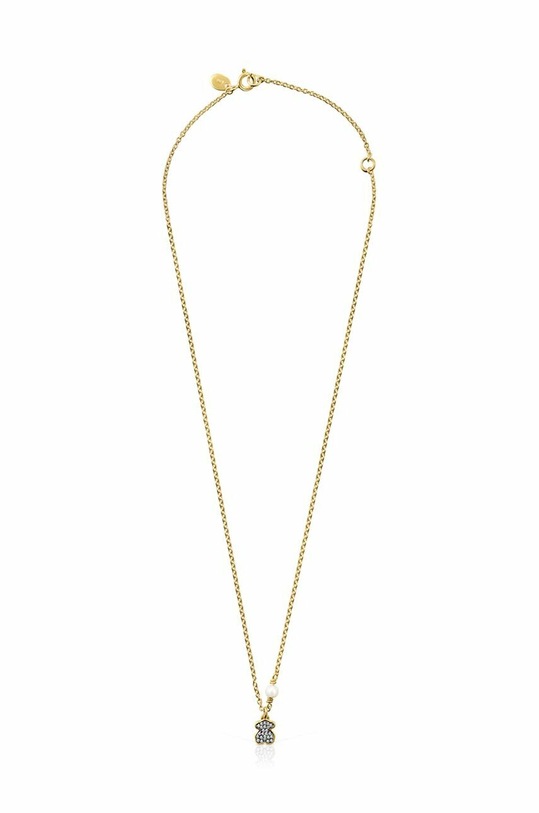 Akcesoria Tous naszyjnik ze srebra pokrytego złotem Nocturne 1002159000 złoty