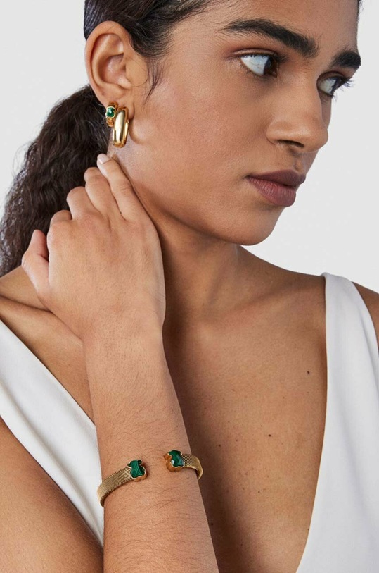 Tous bransoletka ze srebra pokrytego złotem Mesh Color 1002792670 złoty