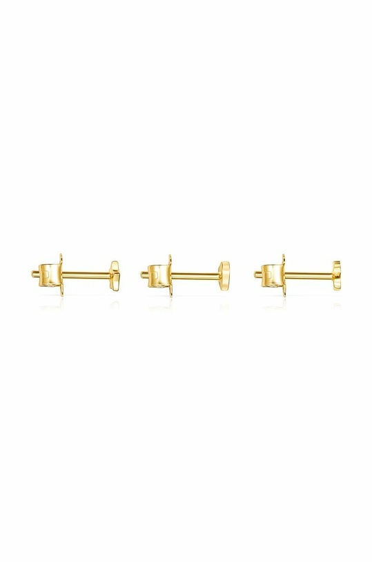 Tous kolczyk ze srebra pokrytego złotem 3-pack Cool Joy 1003190300 złoty ZS23