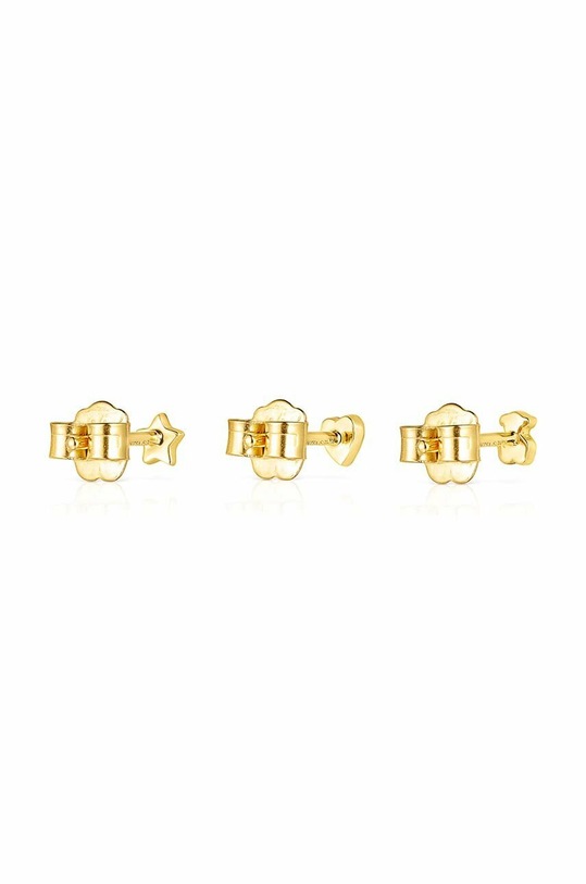 Akcesoria Tous kolczyk ze srebra pokrytego złotem 3-pack Cool Joy 1003190300 złoty