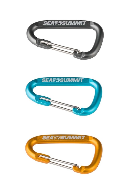 Sea To Summit moschettoni Accessory Carabiner Small pacco da 3 multicolore AABINER3