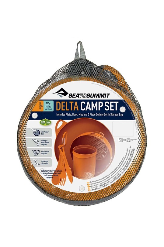 Σετ πιάτων Sea To Summit Delta Camp Set ADSET πορτοκαλί AW23