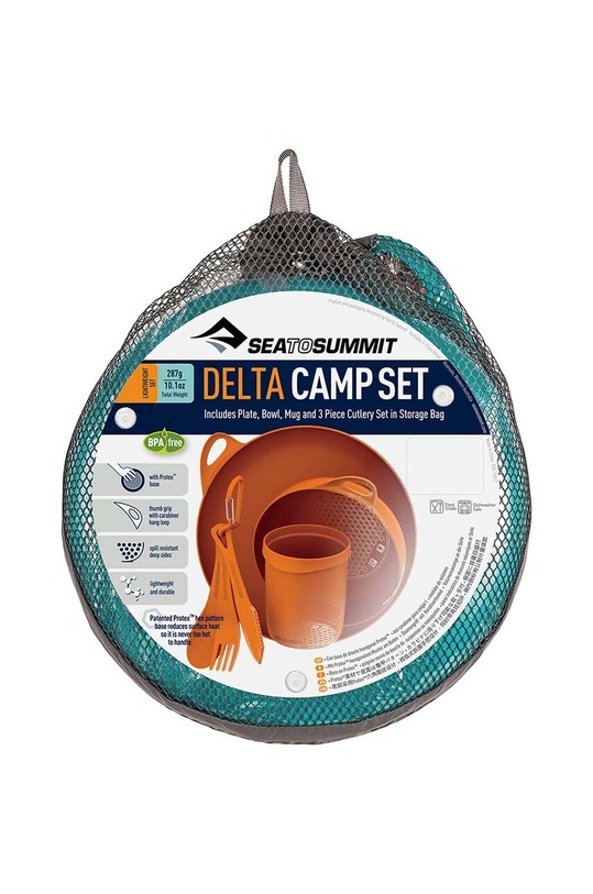 Sea To Summit serviciu pentru mâncare Delta Camp Set ADSET turcoaz AW23