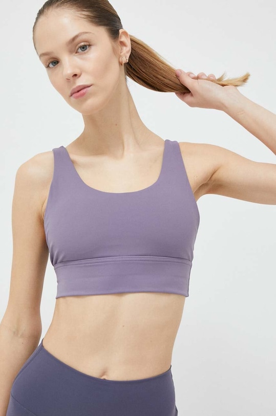 Бюстгальтер для йоги JOYINME Base Ease узор фиолетовой Stanik.Base
