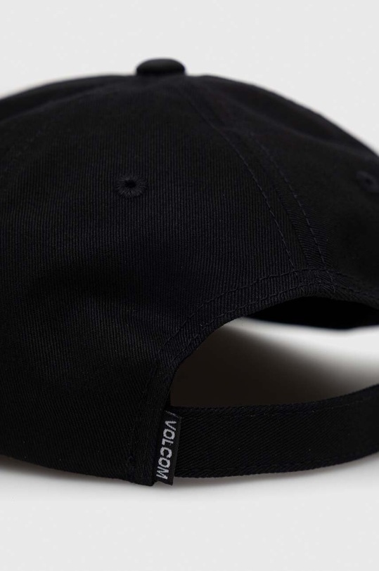 Akcesoria Volcom czapka z daszkiem bawełniana D5512318.BLK czarny
