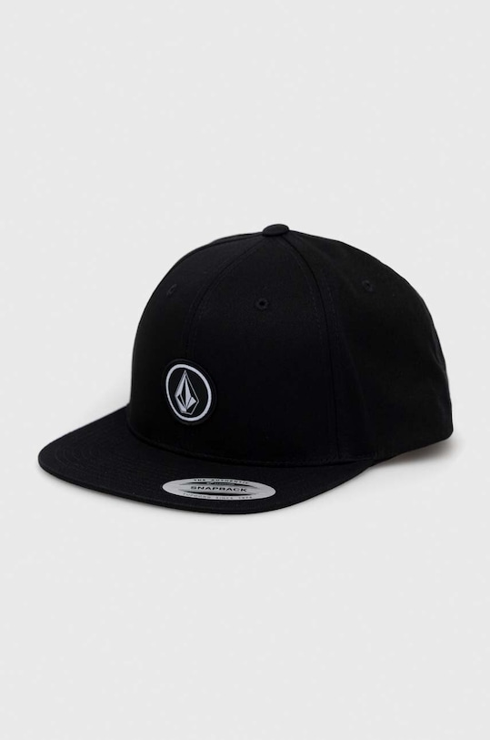 Volcom șapcă de baseball din bumbac bumbac negru D5512322.BLK