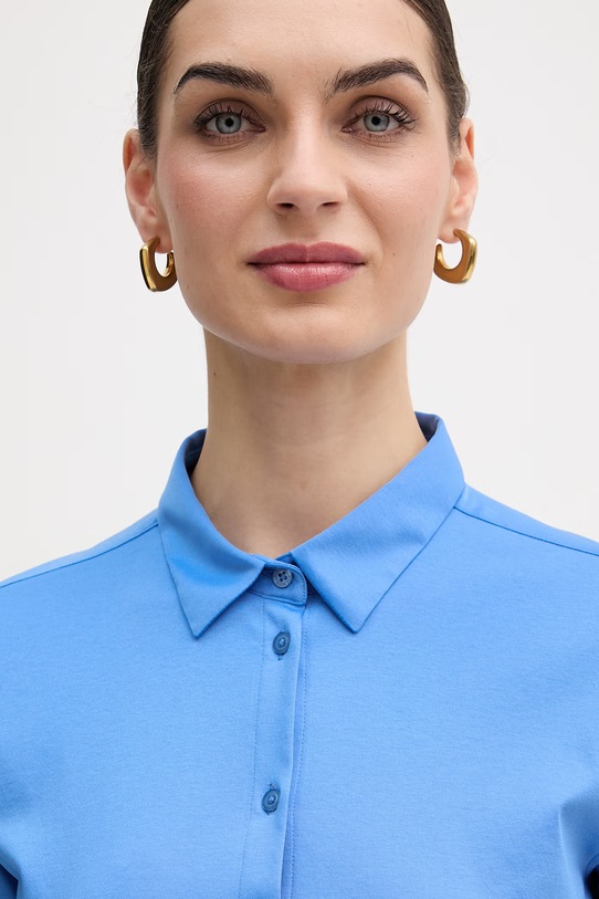 Mos Mosh koszula bawełniana niebieski 131660