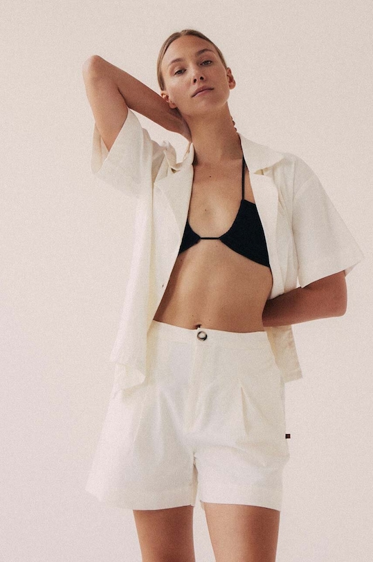 Πουκάμισο MUUV. POCHE koszula.POCHE.offwhite