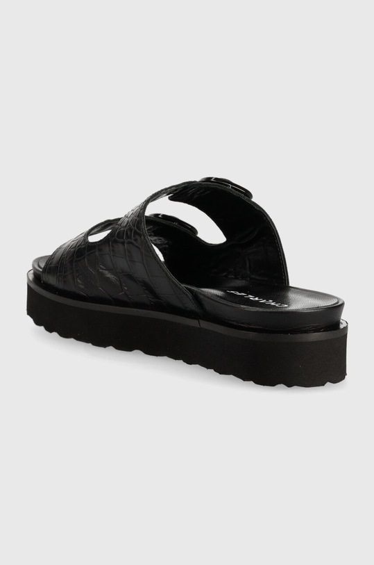 Взуття Шкіряні шльопанці Charles Footwear Luisa Luisa.Sandal чорний