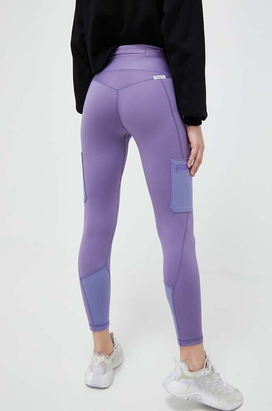 Odzież Wrangler legginsy ATG WA2D5346M fioletowy