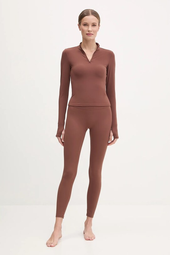 Joy in me leggins per joga Oneness Ease Legginsy7.8.Oneness marrone SS25