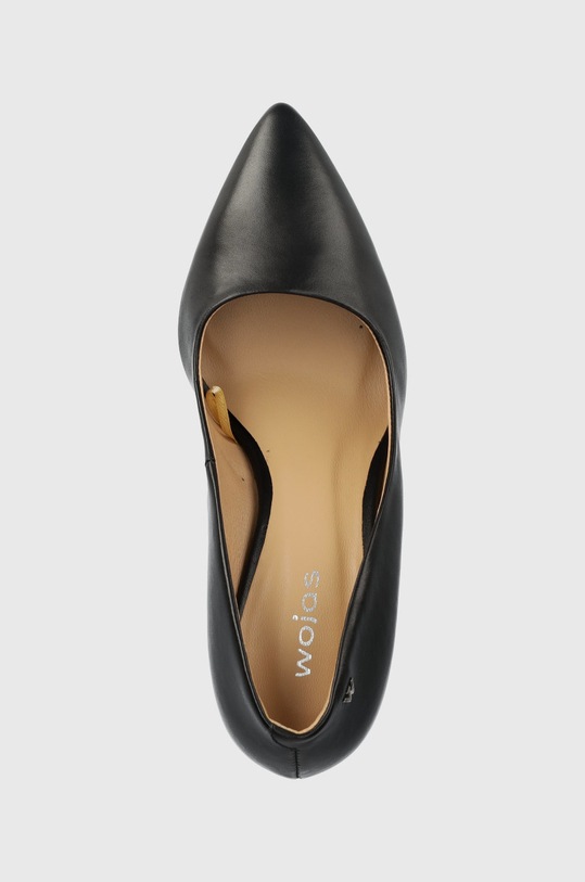 Kožené lodičky Wojas černá 3502751