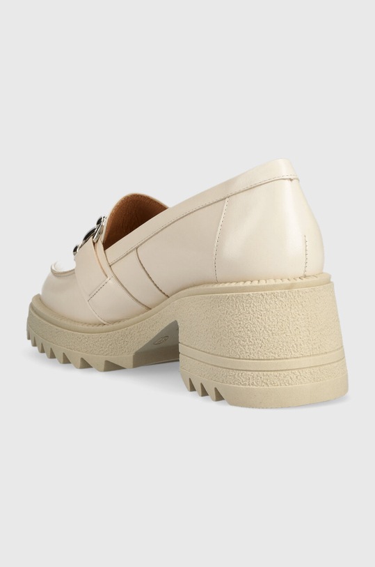 Obuwie Charles Footwear czółenka skórzane Kiara Kiara.Loafer beżowy