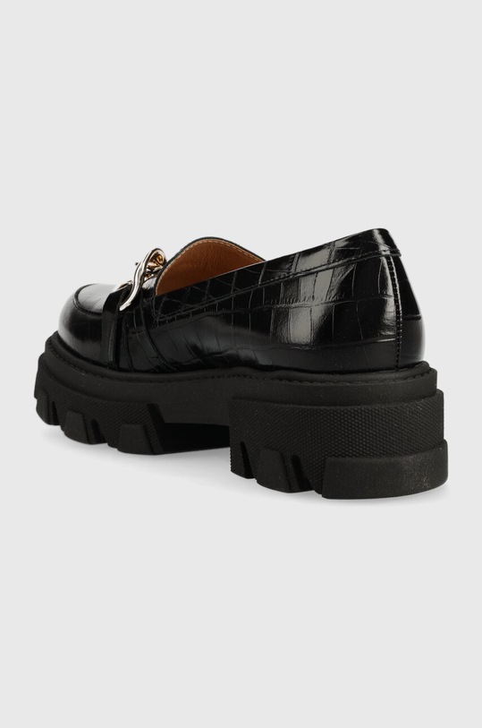 Scarpe Charles Footwear mocassini in pelle Mey Mey.Loafer nero