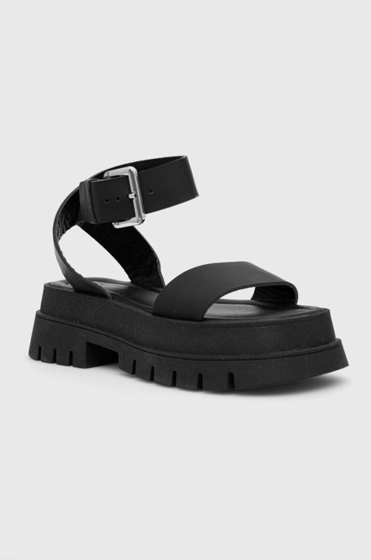 Charles Footwear sandały skórzane Jinny Jinny.Sandal czarny ZS23
