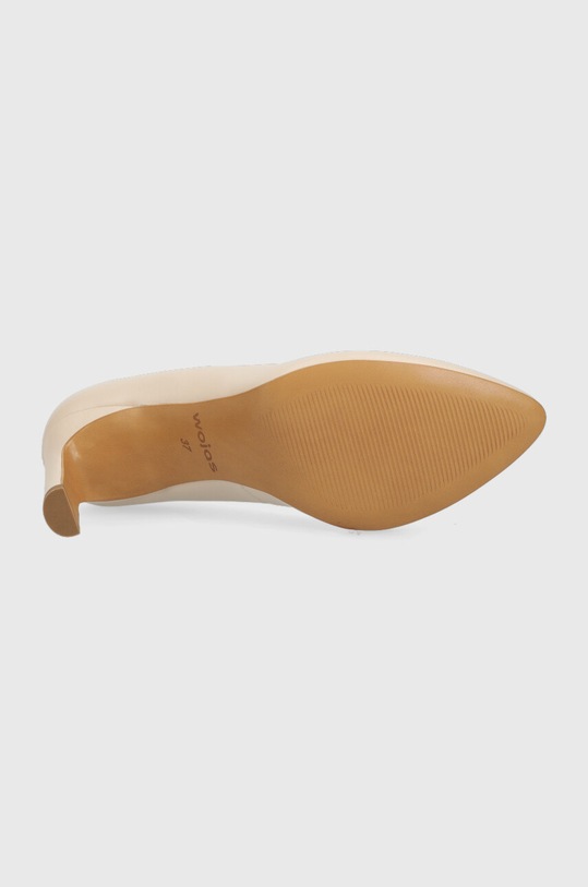 Kožené lodičky Wojas 3501554 béžová