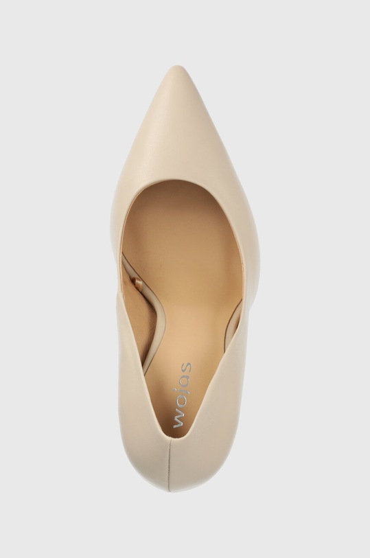 Кожаные туфли Wojas бежевый 3510054