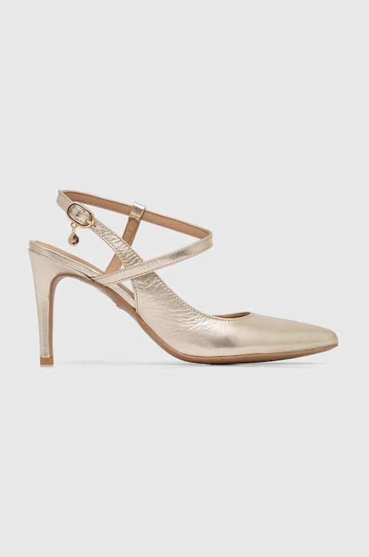 Wojas stilettos de piele calcai expus aur 3511358