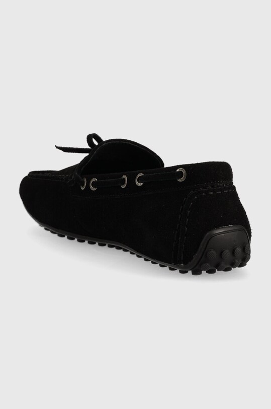 Obuwie GOE mokasyny zamszowe LL1N4001 czarny