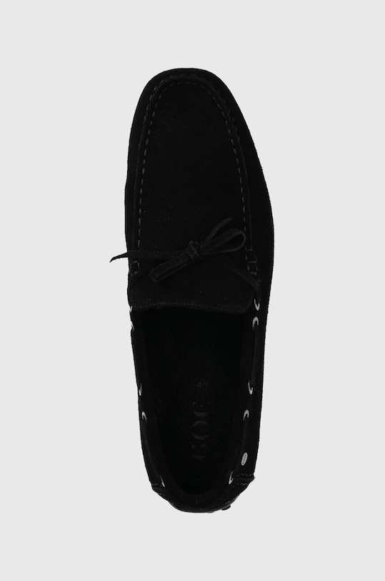 GOE mokasyny zamszowe czarny LL1N4001