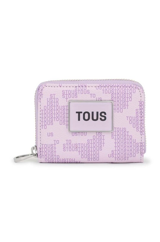 Tous portfel tekstylny fioletowy 2001852629