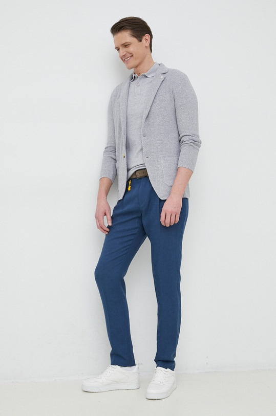 Manuel Ritz polo 3432M553T.233447 szary ZS23