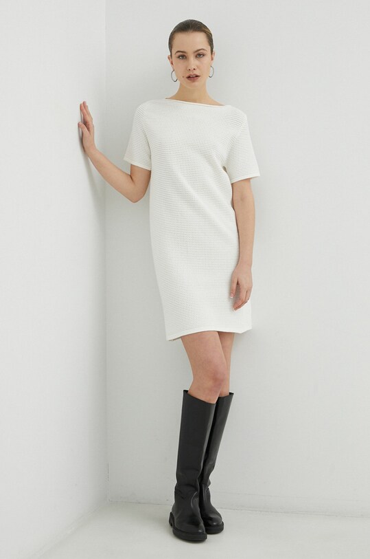 Liviana Conti rochie F3SD16 alb ZS23