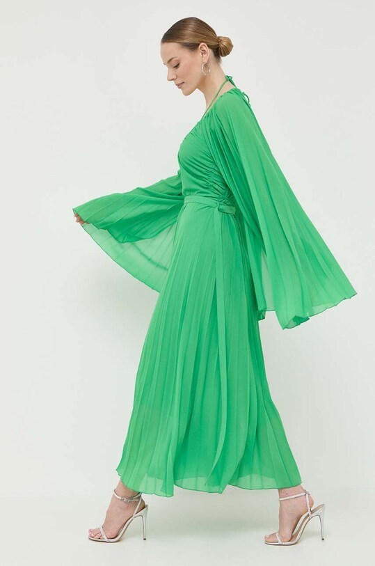 Beatrice B rochie din amestec de matase verde 23FE6911AIR