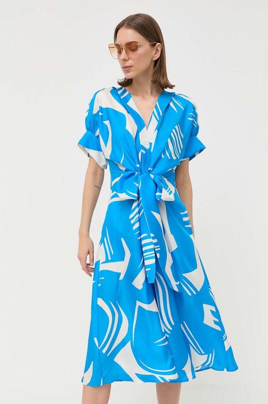 Шовкова сукня Beatrice B короткий блакитний 23FE6971MACRO