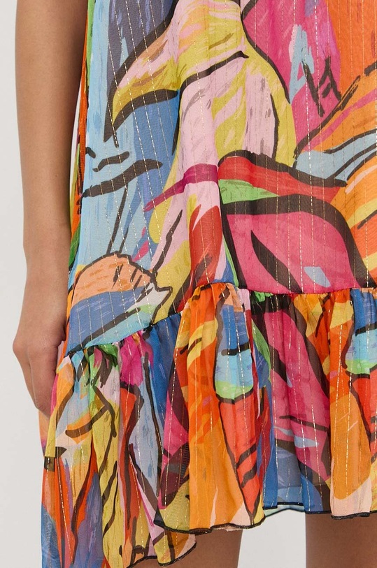 Шёлковое платье Nissa RC13798 мультиколор
