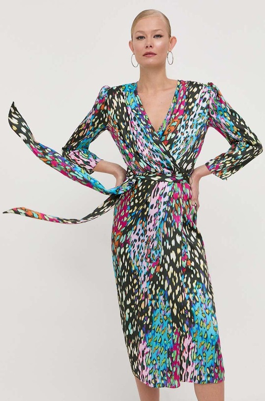 Nissa sukienka trzy czwarte multicolor RC13953