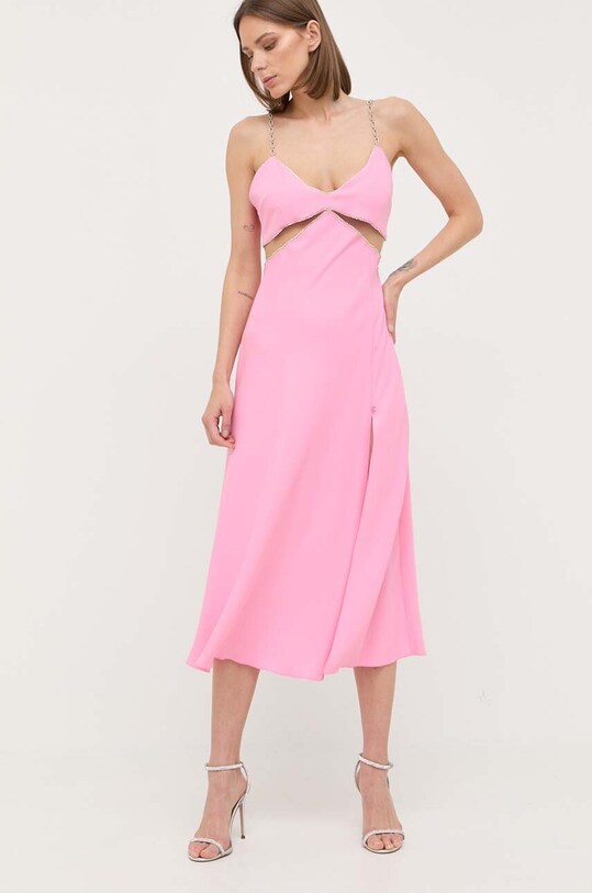 Nissa rochie midi roz RS13872