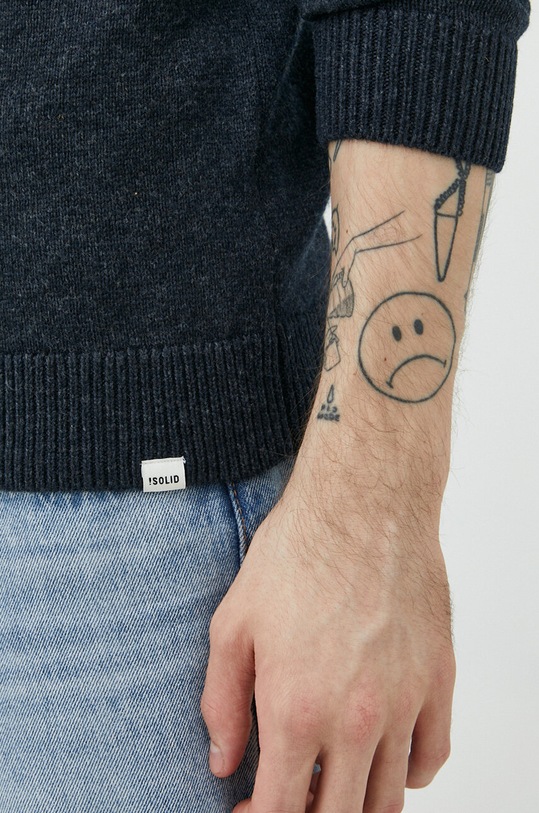 Solid pulover de lana 21107341.1940101 bleumarin