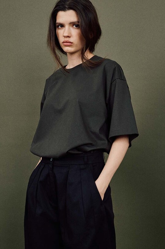 Бавовняна футболка MUUV. READY TO WEAR tshirt.READYTOWEAR.blck