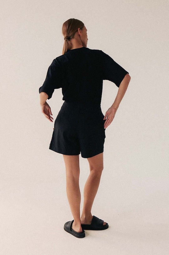 Ρούχα Βαμβακερό μπλουζάκι MUUV. READY TO WEAR tshirt.READYTOWEAR.blck μαύρο