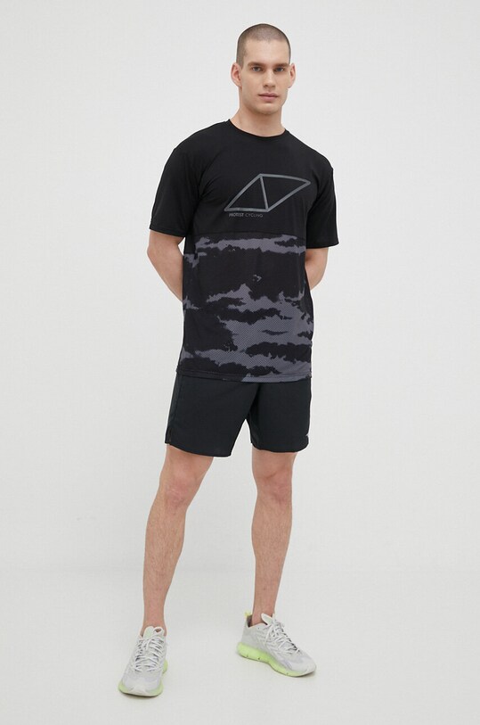 Велосипедна футболка Protest Prtmaslow 1737300 чорний ZS23