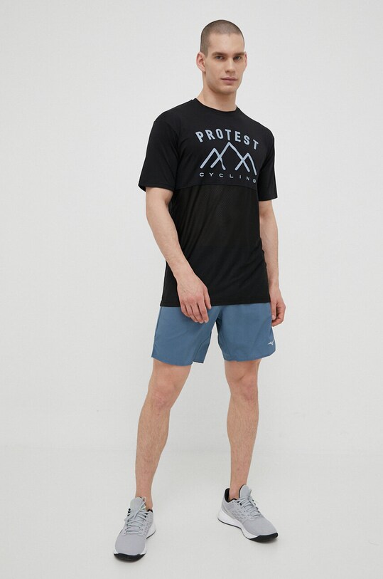 Protest t-shirt rowerowy Prtcornet 1735700 czarny ZS23