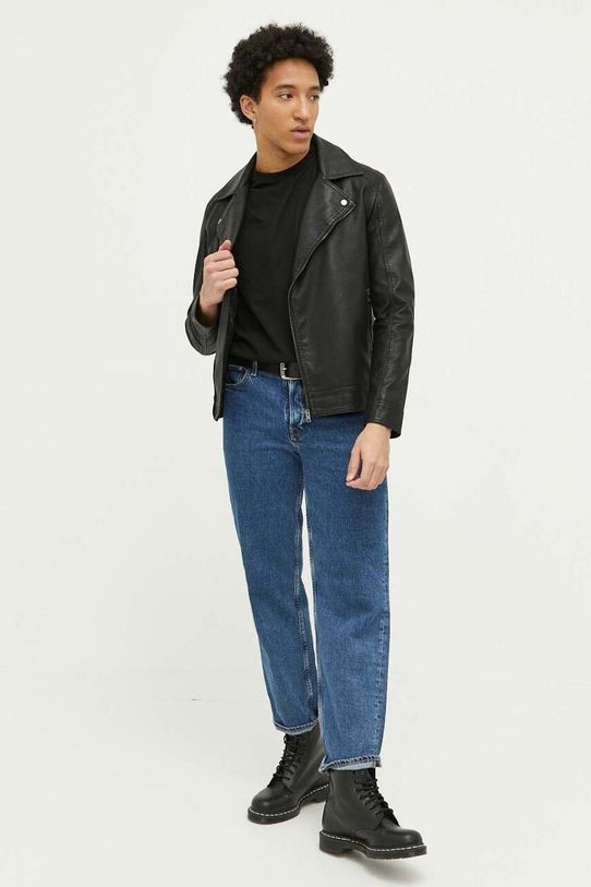 Bavlnené tričko Volcom A3512326.BLK čierna ZS23
