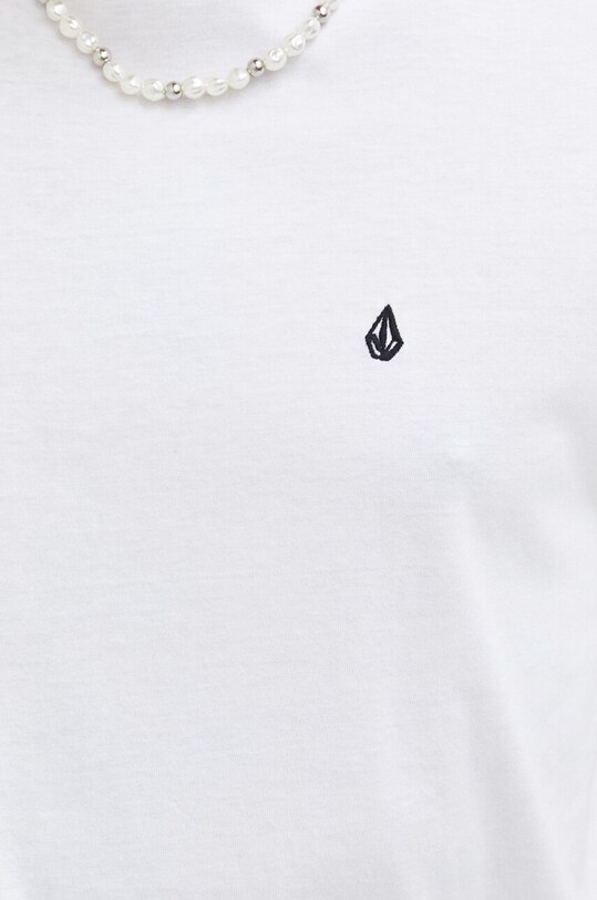 Bombažna kratka majica Volcom A3512326.WHT