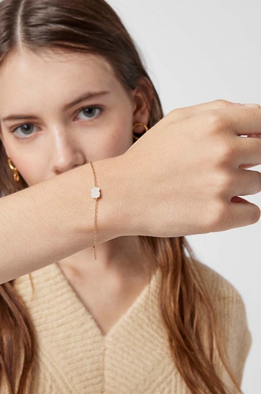 Χρυσό βραχιόλι Tous XXS 1001292200 χρυσαφί