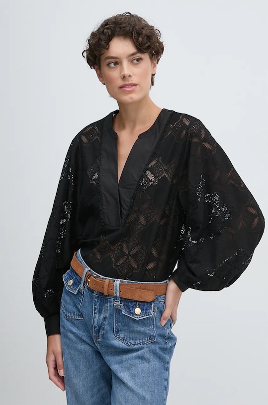 Mos Mosh bluza uni negru 159580