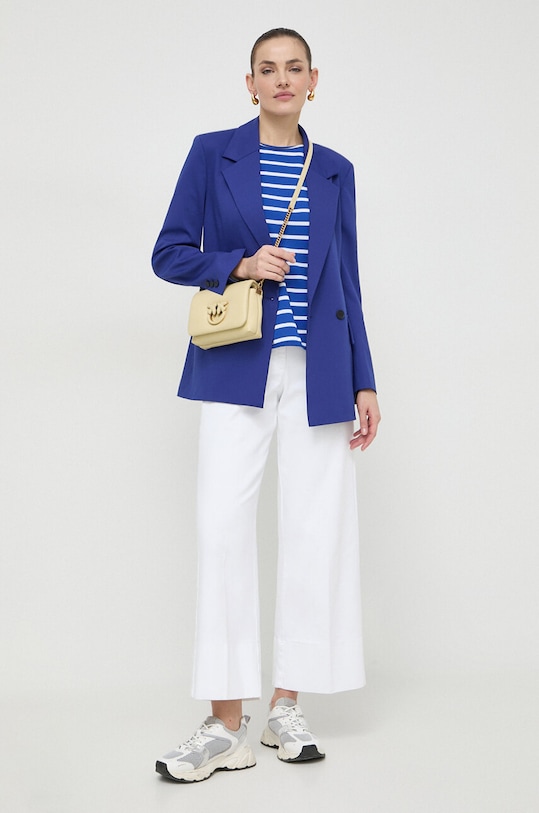 Liviana Conti t-shirt F4SA70 niebieski ZS24