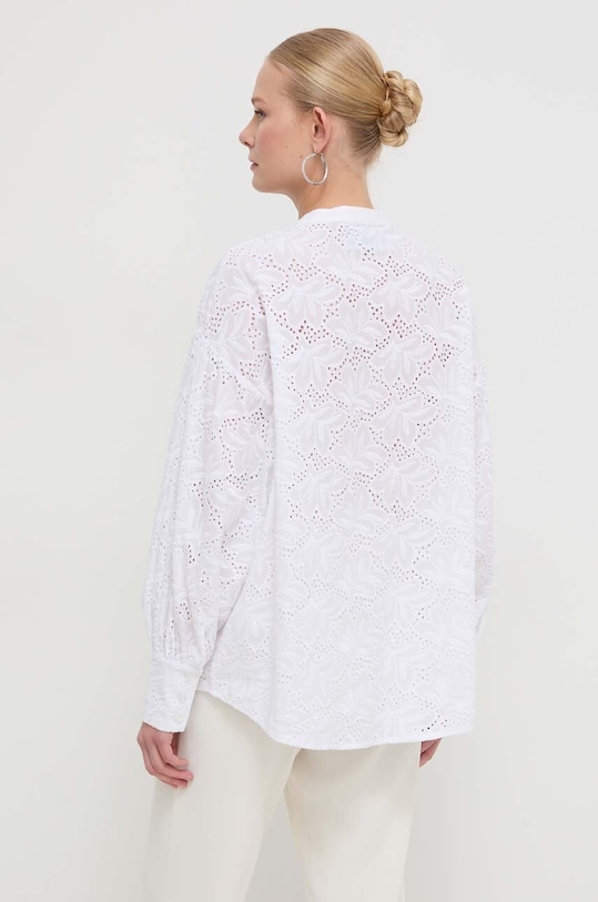 Îmbrăcăminte Silvian Heach bluza din bumbac GPP24163BL alb