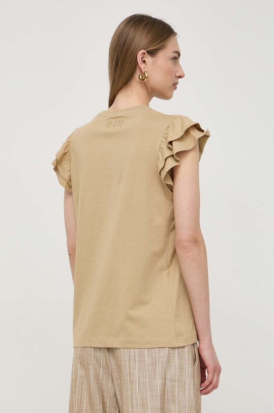 Îmbrăcăminte Silvian Heach tricou din bumbac GPP24464TS bej