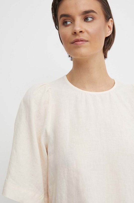 Ленена блуза Seidensticker бежов 60.136276