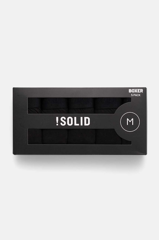 Solid boxeri 5-pack negru 21107550.194008
